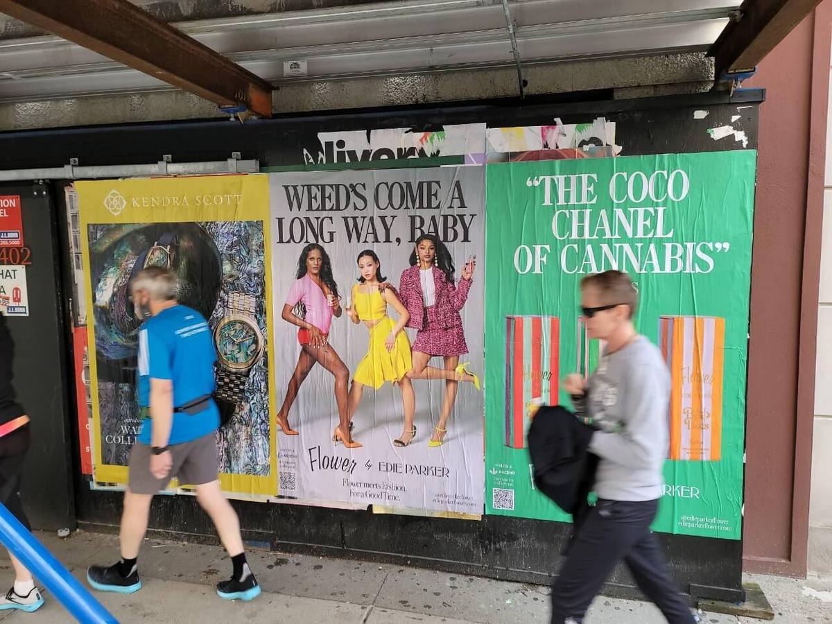 Street poster campaign at 223 Berkely St A