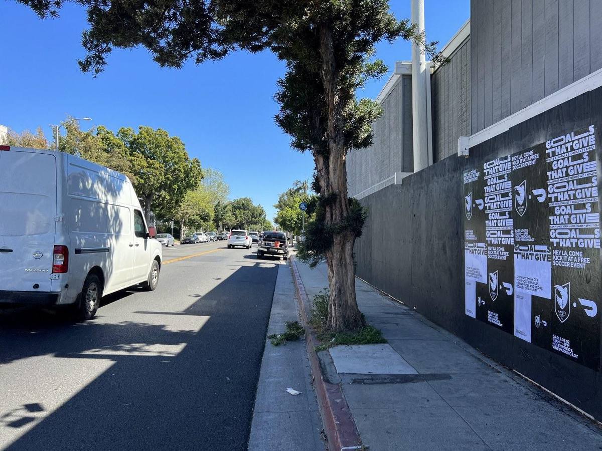 Street poster campaign at 2520 Santa Monica & 26th