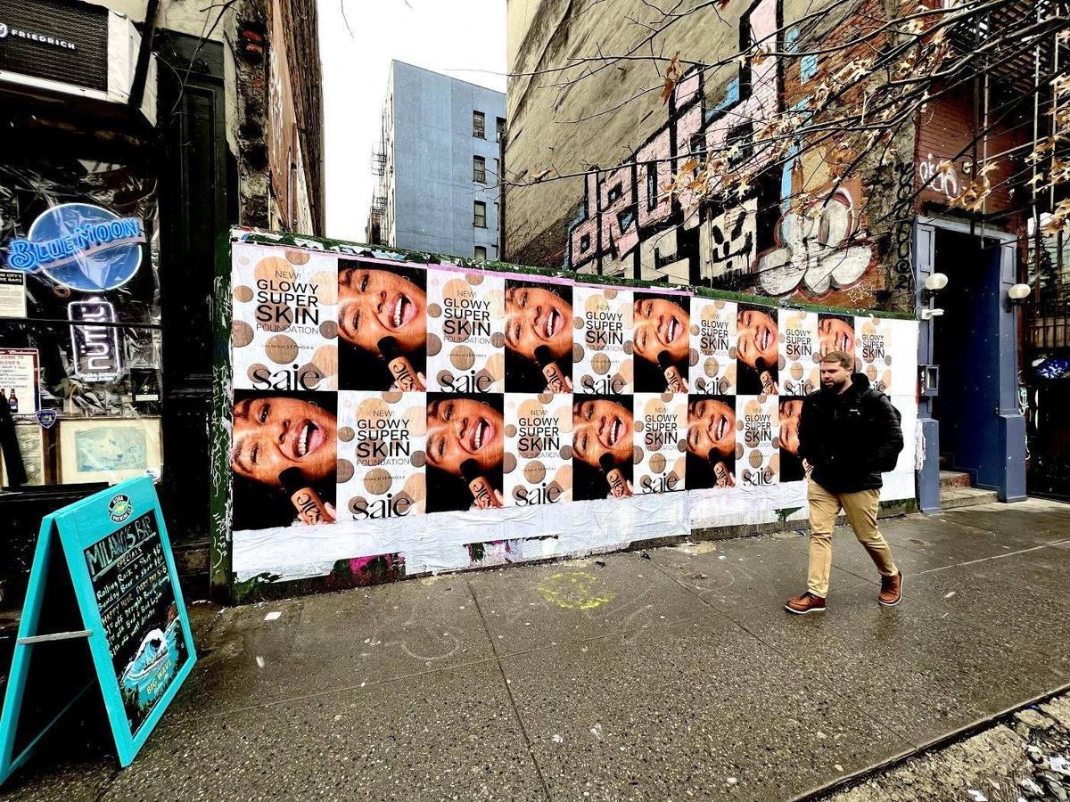 Street poster campaign at 51 E Houston St & Mott