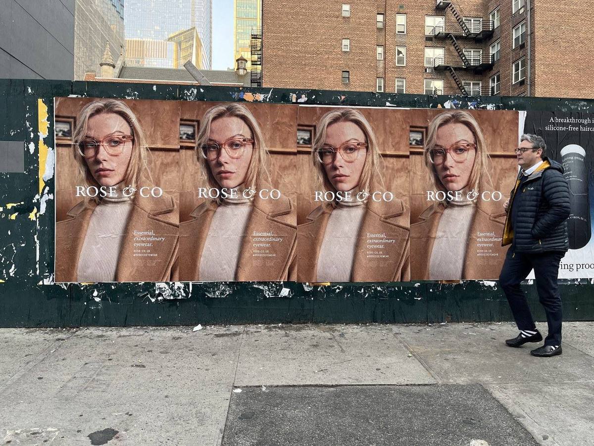 Street poster campaign at 9th Ave btwn 33rd & 34th